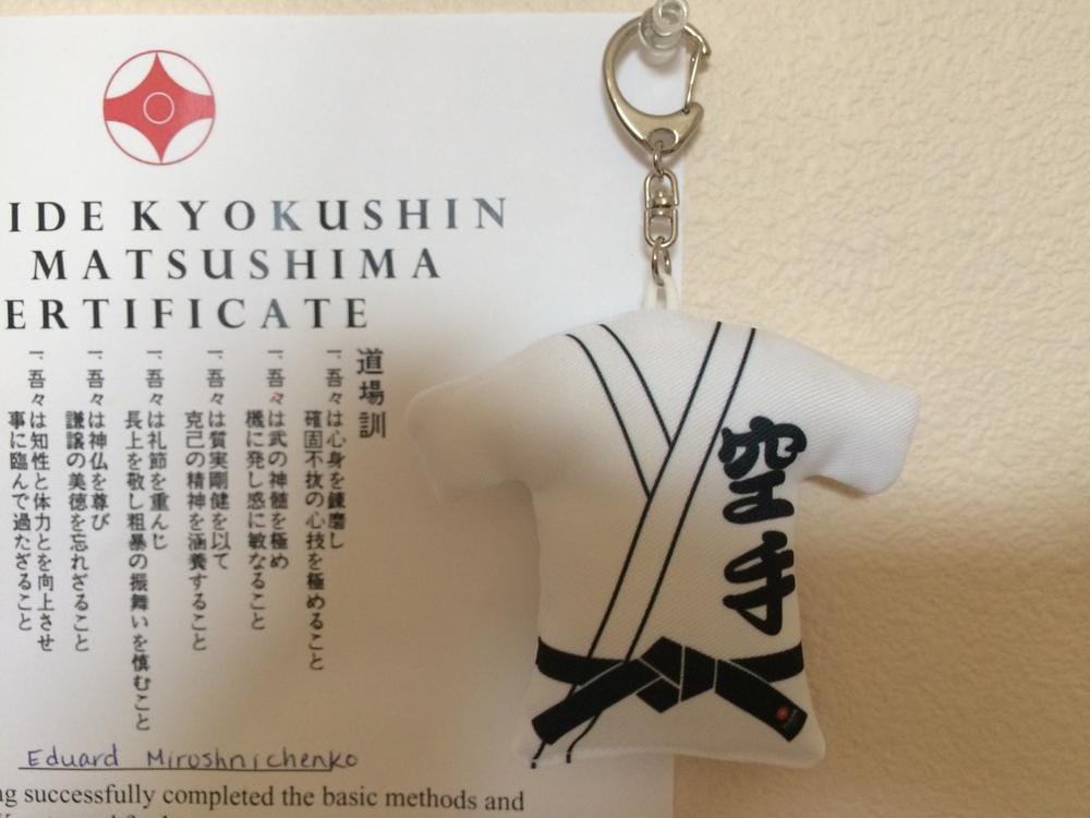 Customer photo review of MMA Keychain