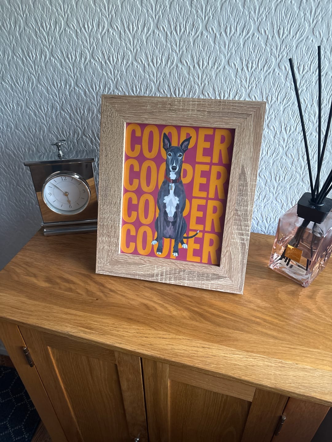 Customer photo review of Big Name - Personalised Poster