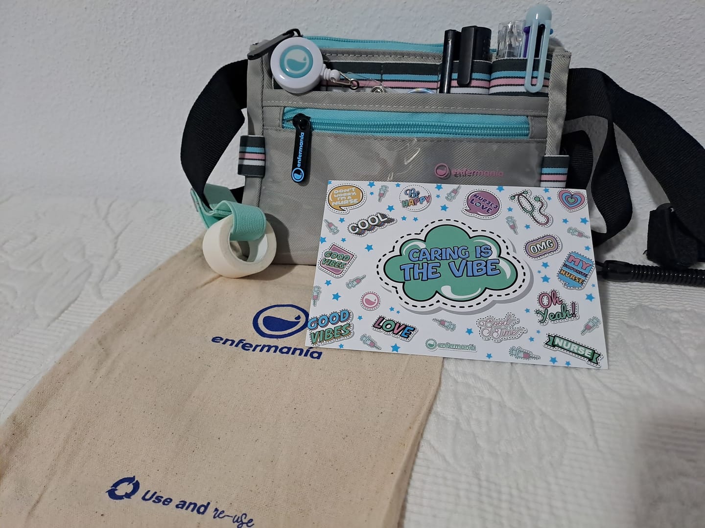 Customer photo review of Riñonera organizador Eighties