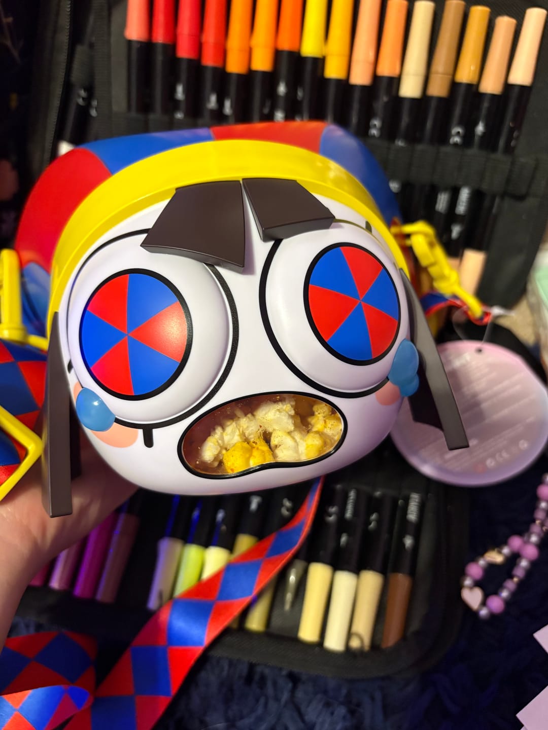 Customer photo review of Pomni Popcorn Bucket