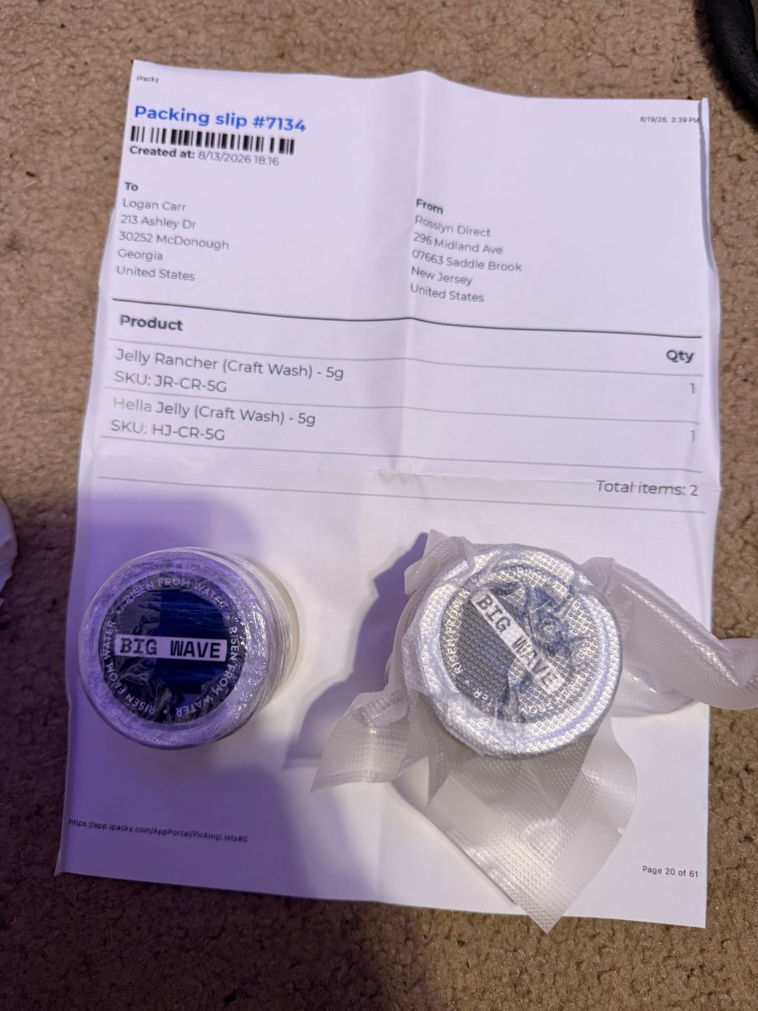Customer photo review of Apple Pie (Select Wash)