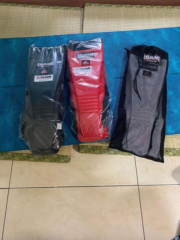 Customer photo review of Isami Wrestling Kick Pads