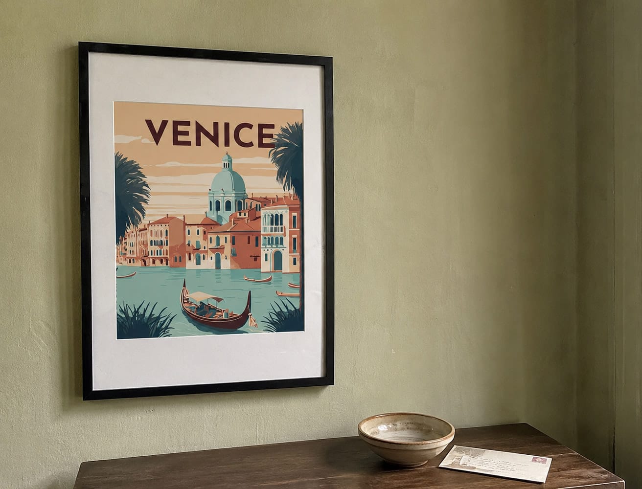 Customer photo review of Affiche Vintage Venise