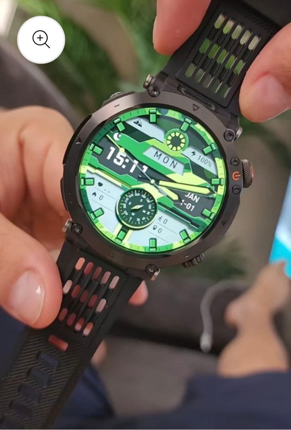 Customer photo review of STONE – Die stabilste Smartwatch mit 21+ Tagen Akkulaufzeit