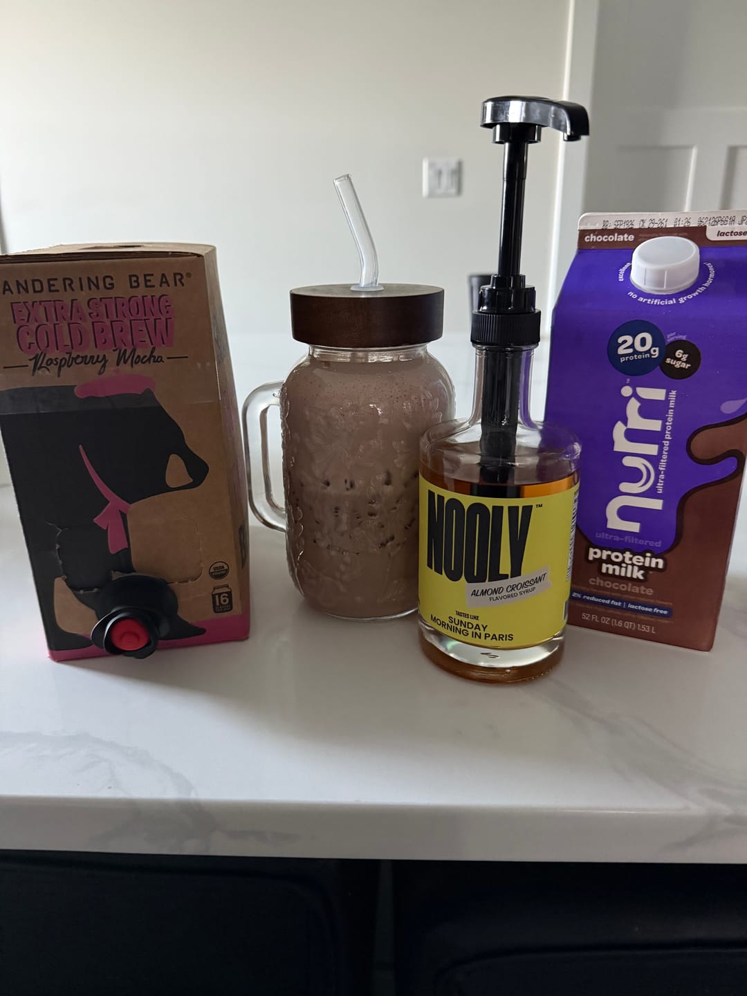 Customer photo review of Almond Croissant Syrup