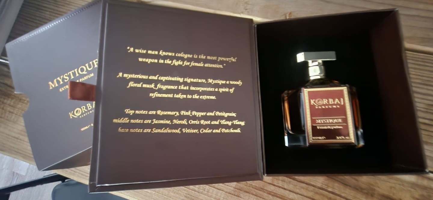 Customer photo review of Korbaj MYSTIQUE - Extrait de Parfum 100ml