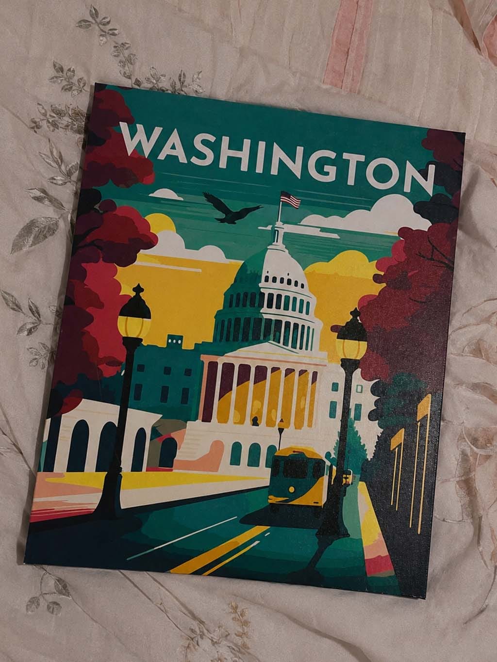 Customer photo review of Affiche Vintage Washington