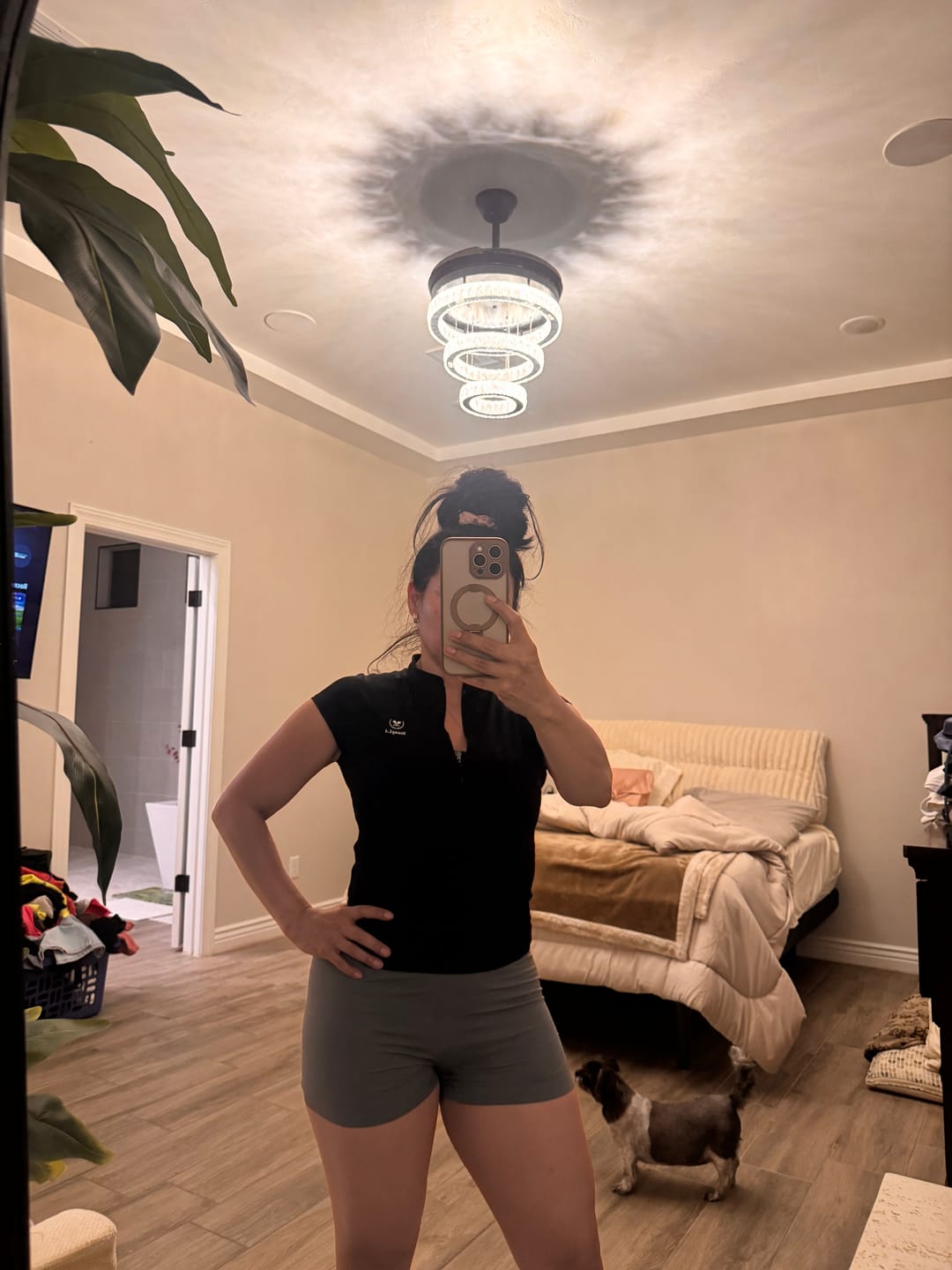 Customer photo review of W4331 - Prep Quarter Zip Top