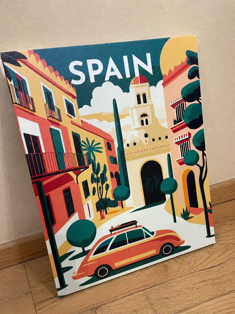 Customer photo review of Affiche Vintage Séville