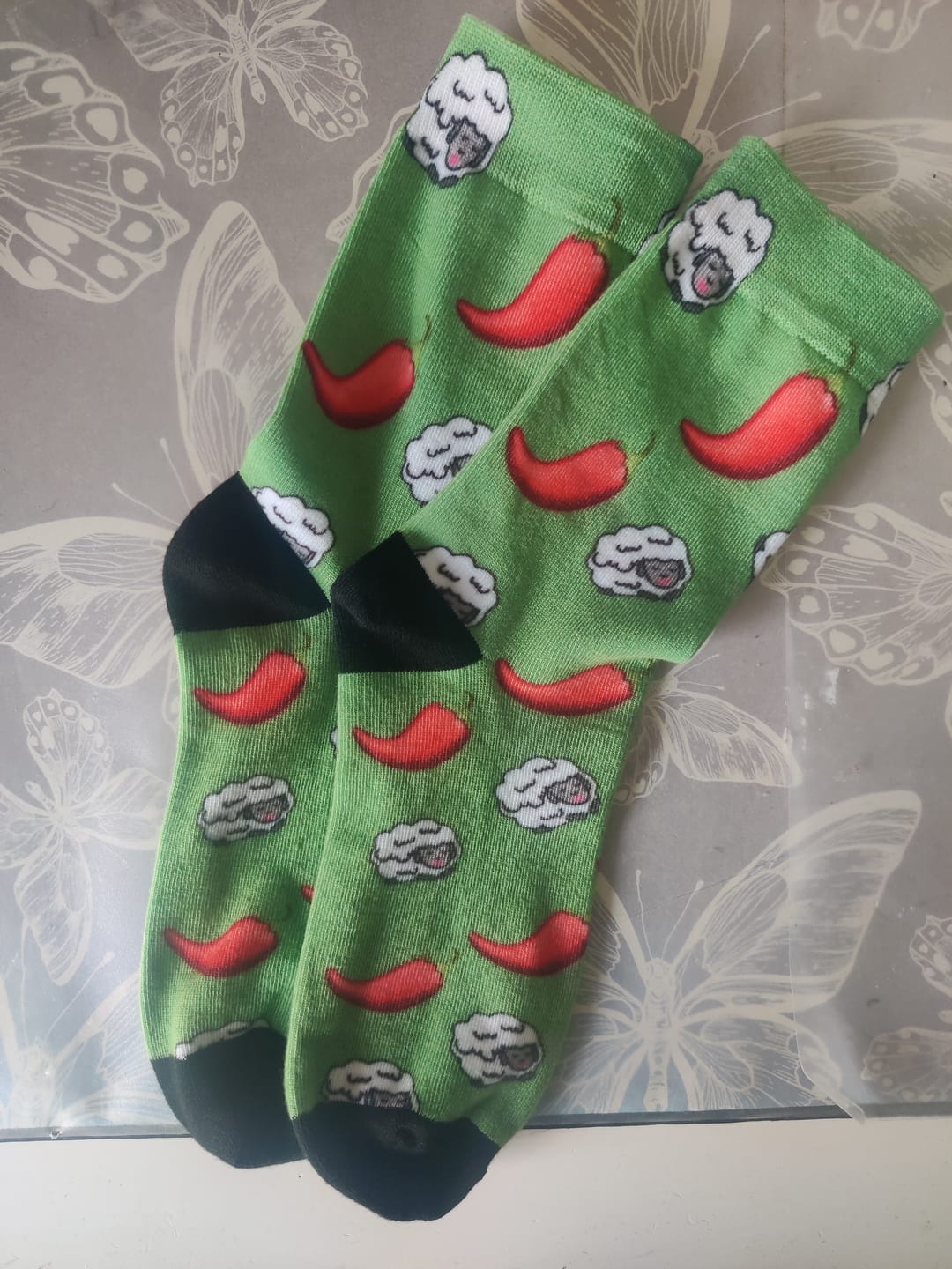 Customer photo review of Eure Socken - Personalisierte Socken mit Fotoupload für Paare