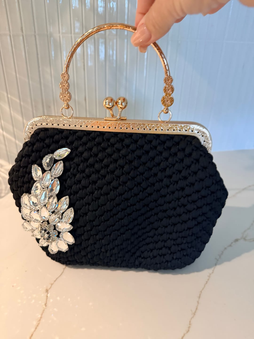 Customer photo review of Lotus Handbag DIY KIT