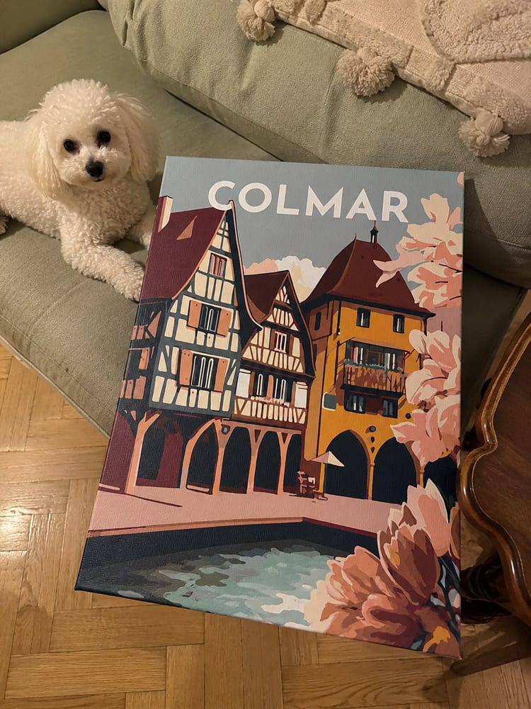 Customer photo review of Affiche Vintage Colmar
