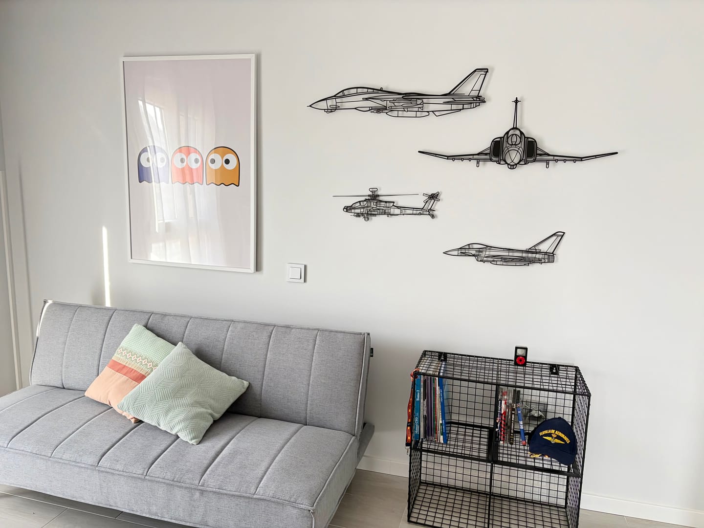 Customer photo review of Eurofighter Typhoon Silhouette Metal Wall Art