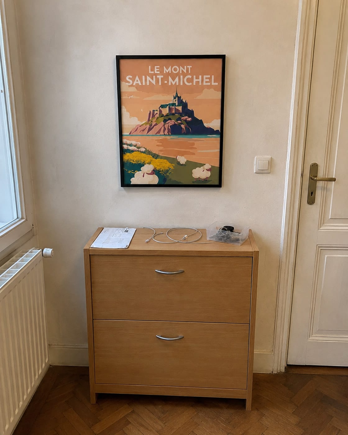 Customer photo review of Affiche Vintage Mont Saint-Michel
