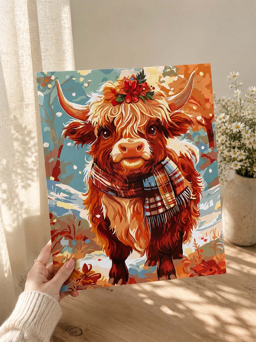 Customer photo review of Vache Highland charme d’automne
