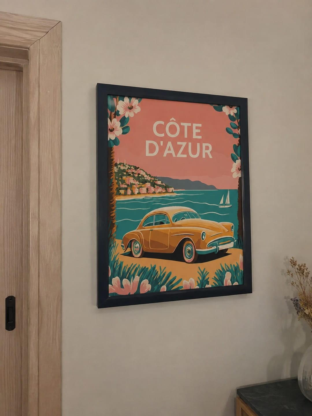 Customer photo review of Affiche Vintage Côte d'Azur