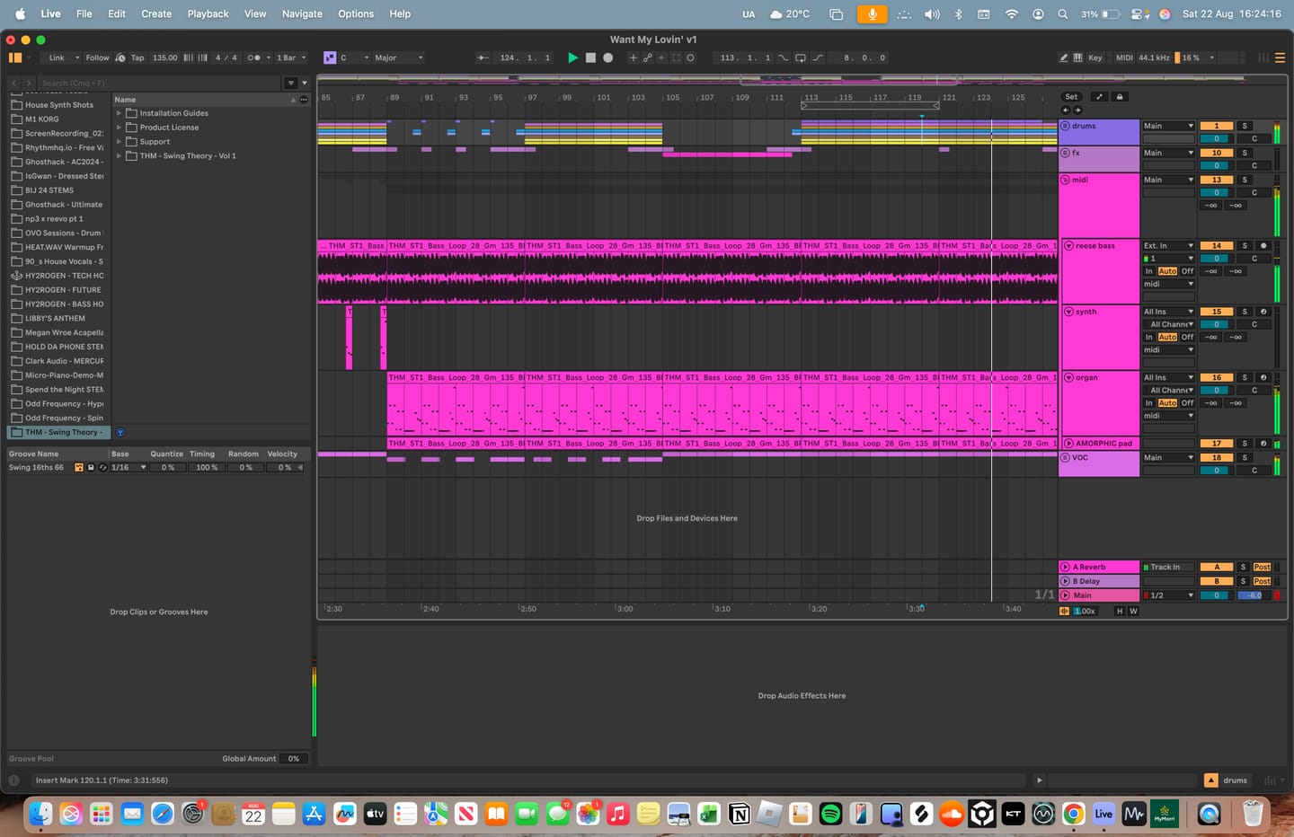 Customer photo review of Swing Theory Vol.1 - UKG x House - Samples & Presets