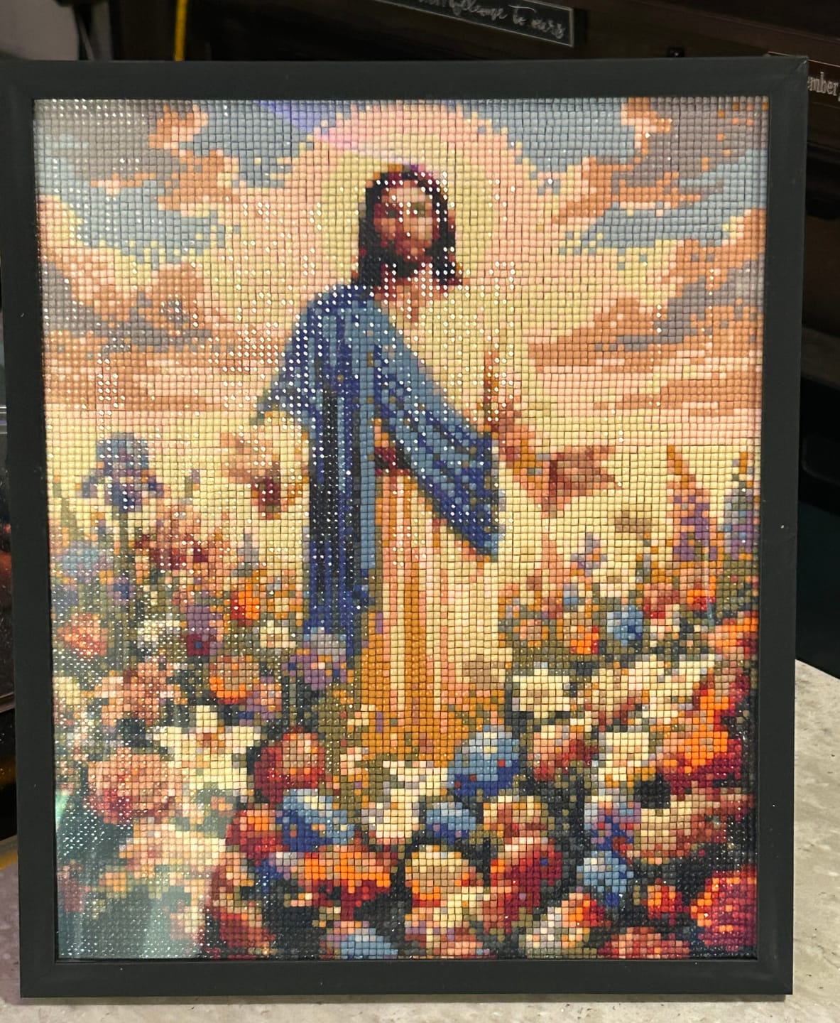Customer photo review of Resurrection Garden Glory (Diamond Painting)