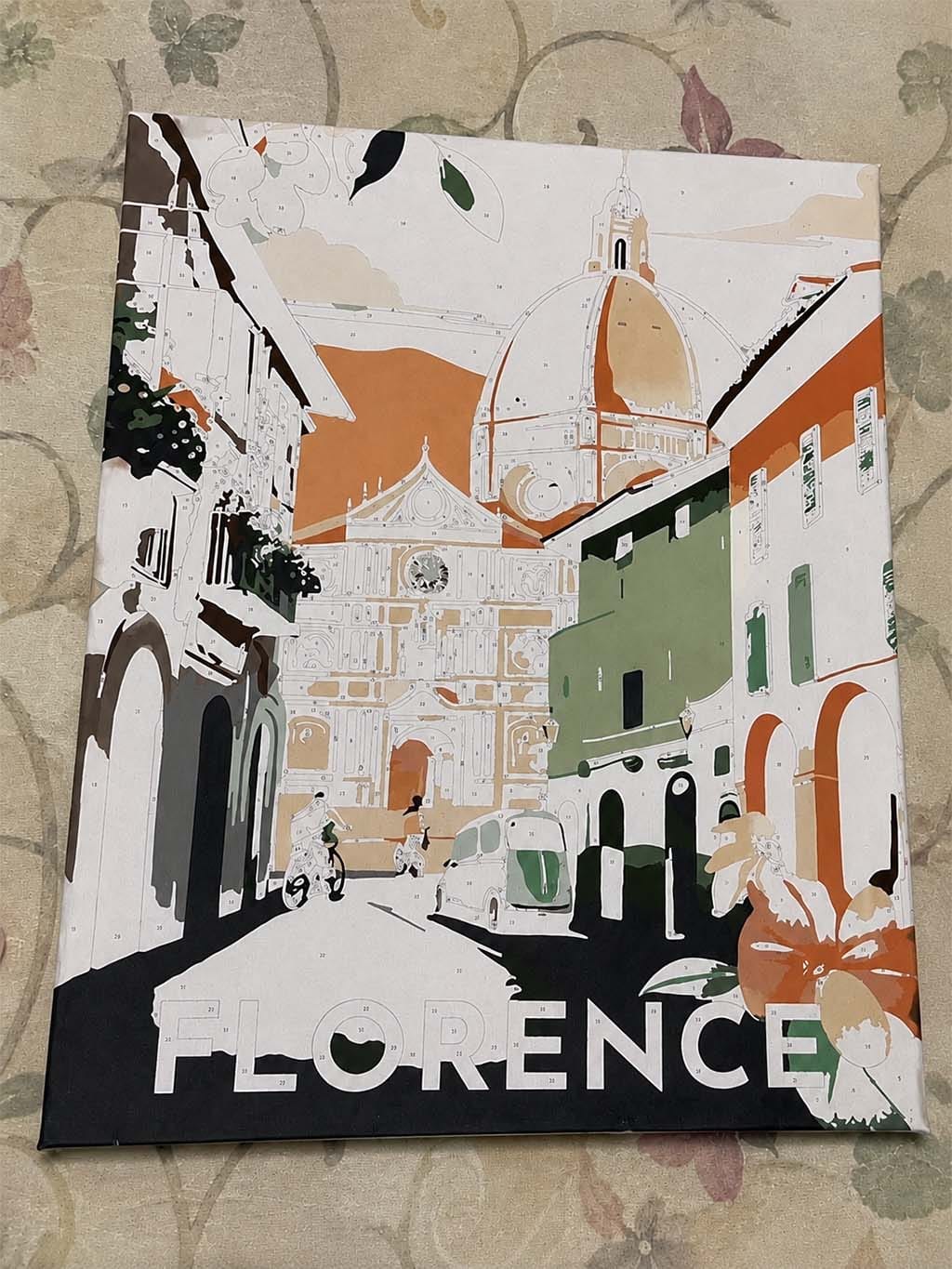Customer photo review of Affiche Vintage Florence