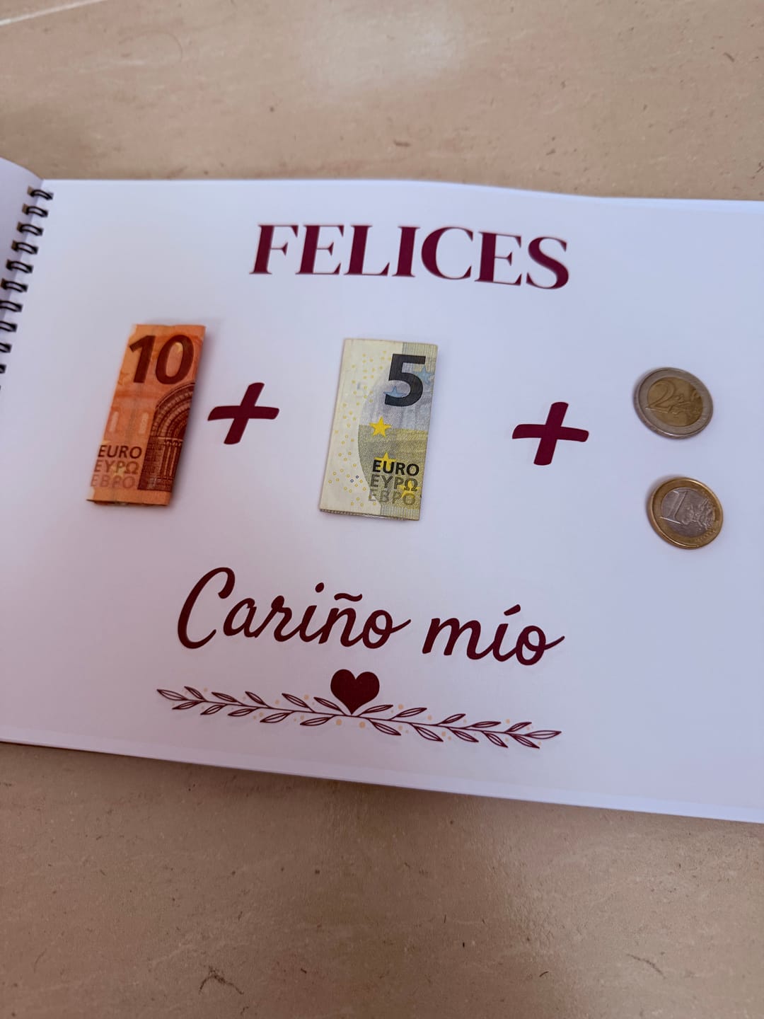 Customer photo review of Álbum Imprimible Feliz Cumpleaños
