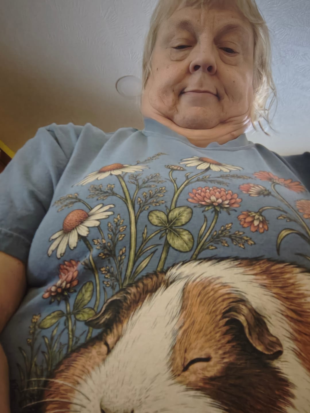 Customer photo review of Snooze & Bloom T-shirt