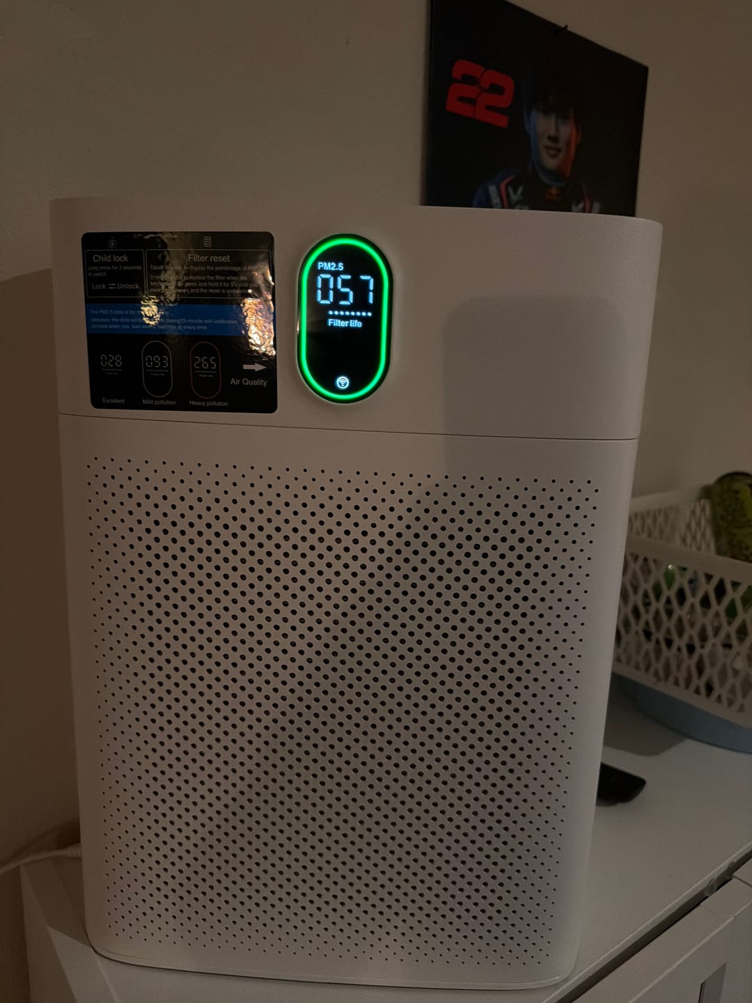 Customer photo review of Smart Luchtreiniger V1 Pro – Krachtige HEPA-filtratie met PM2.5-sensor, app- en spraakbediening voor schone binnenlucht