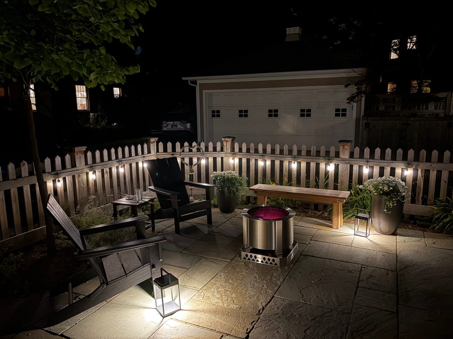 Customer photo review of Luxury Metal Solar Lantern
