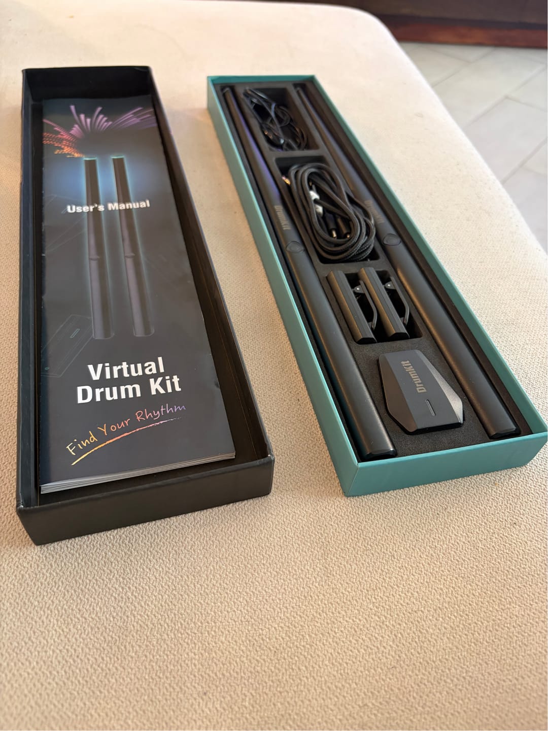 Customer photo review of מקלות תופים אלקטרוניים
