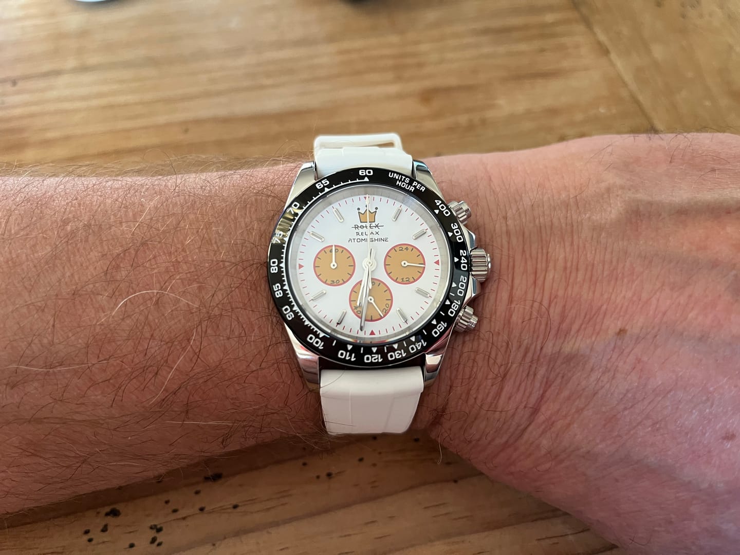 Customer photo review of VELOCIREX FLUORO WATCH