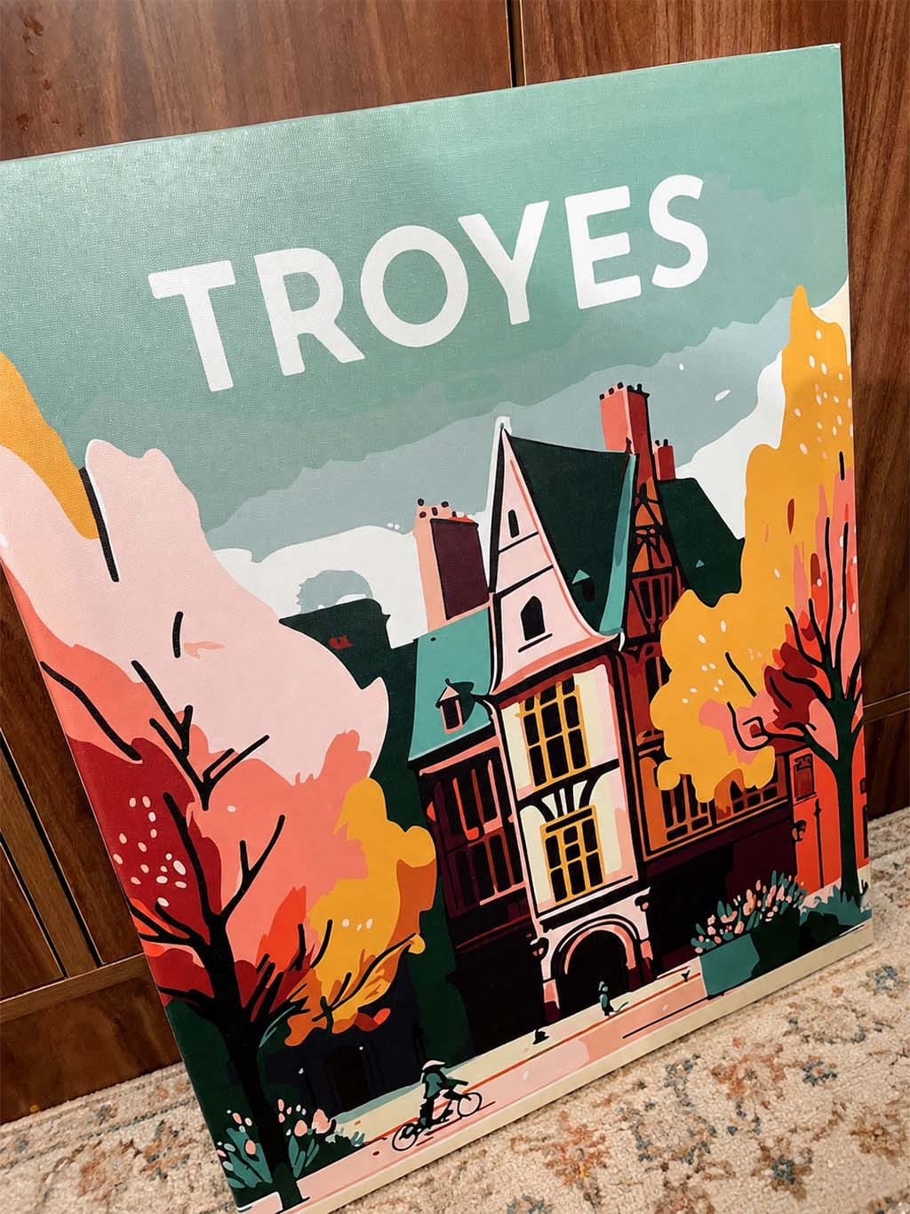 Customer photo review of Affiche Vintage Troyes