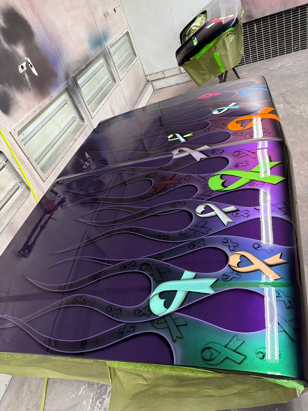 Customer photo review of Raven Super Colorshift Paint Basecoat Midcoat