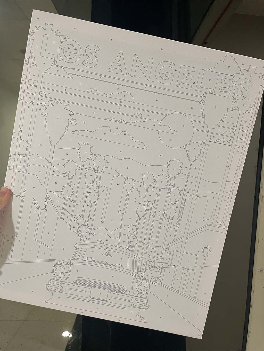 Customer photo review of Affiche Vintage Los Angeles