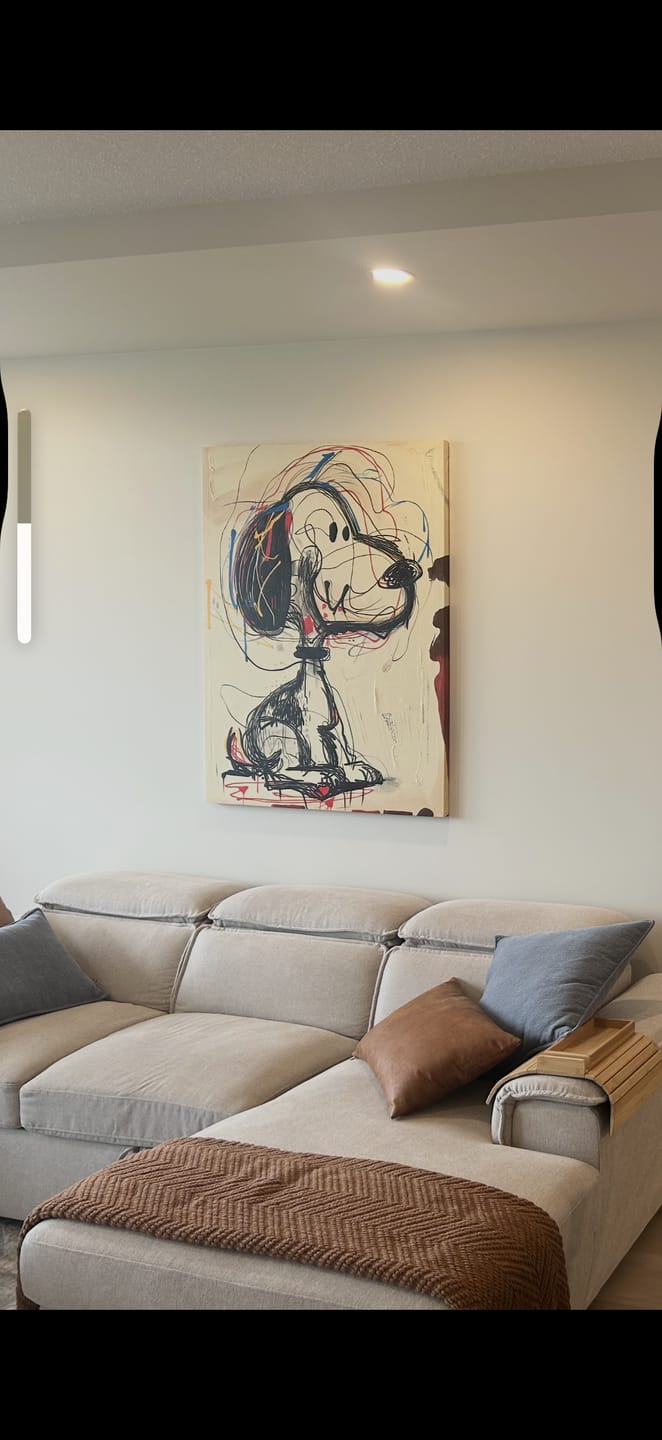 Customer photo review of Abstract Graffiti Art #GA051