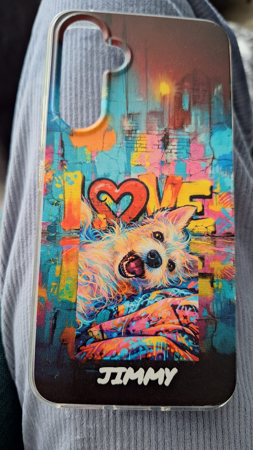 Customer photo review of Streetart - Gepersonaliseerd telefoonhoesje
