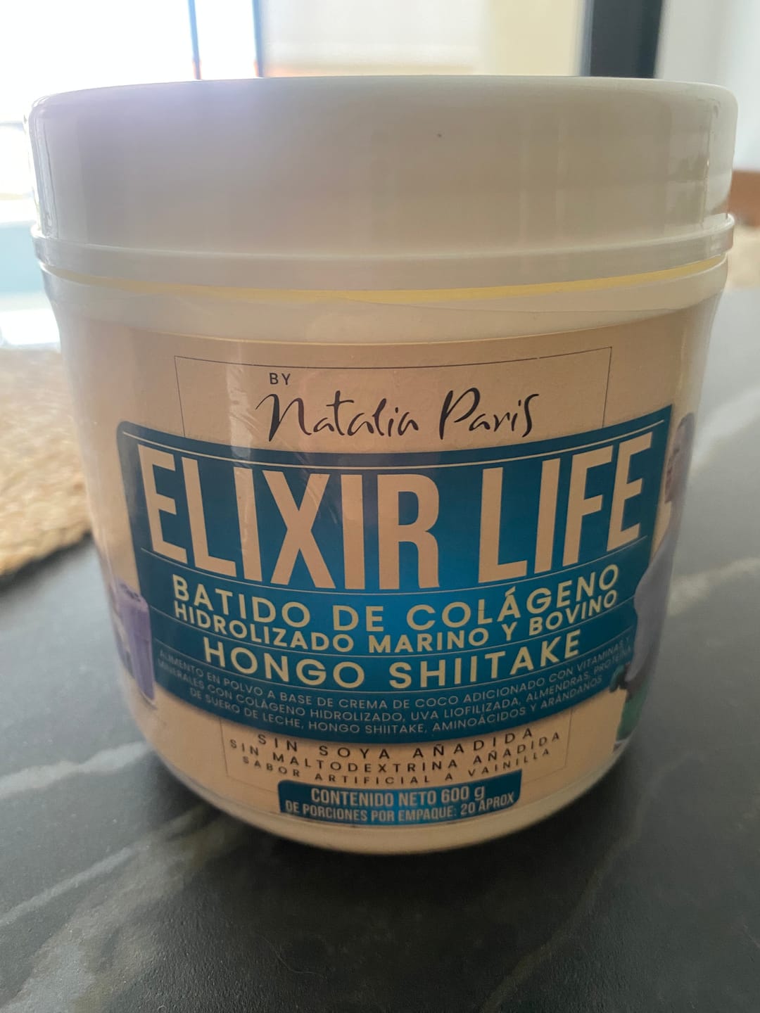 Customer photo review of Batido Elixir Life con Colágeno Marino y Bovino by Natalia Paris x 600 g