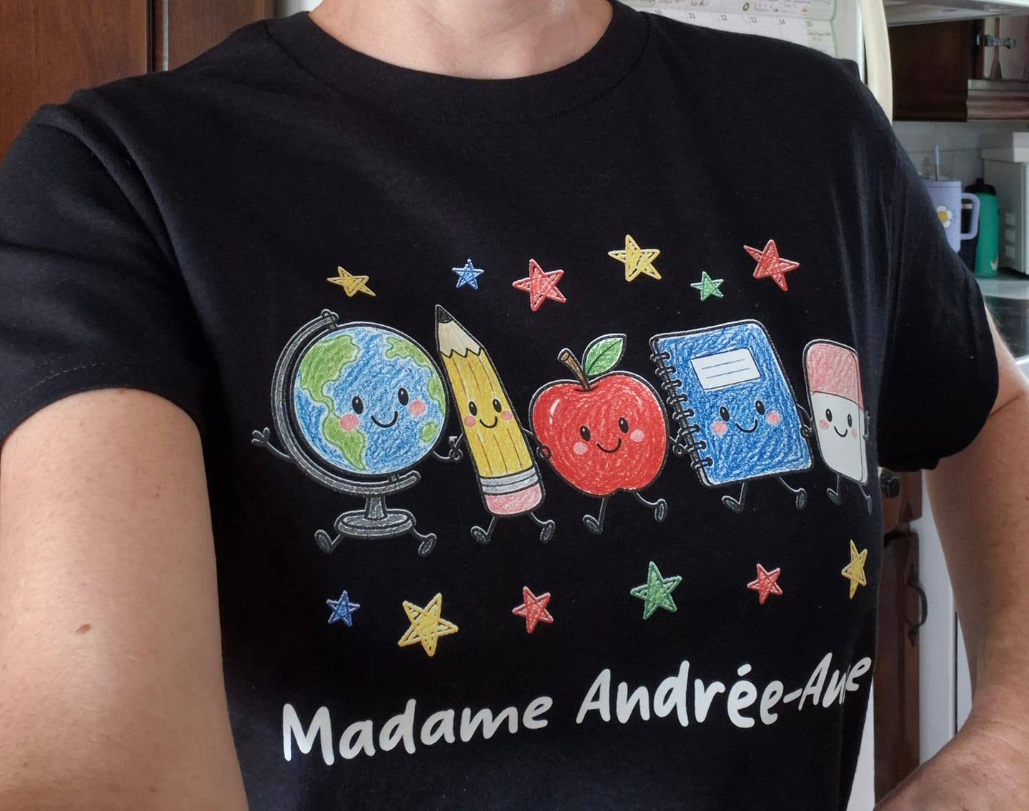 Customer photo review of Crewneck Personnalisable Retour à l'école