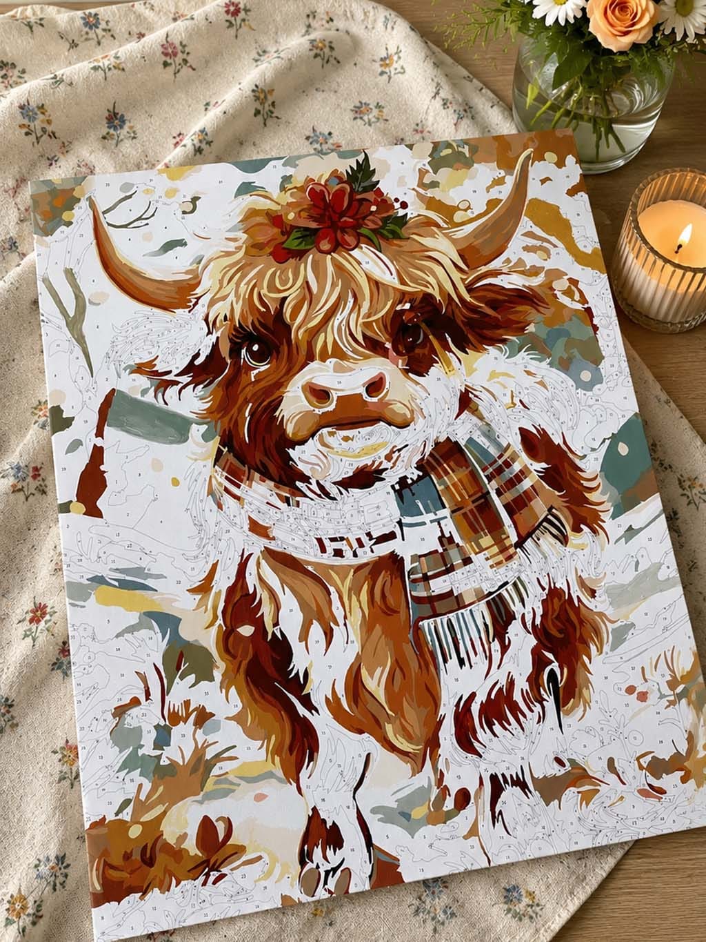 Customer photo review of Vache Highland charme d’automne