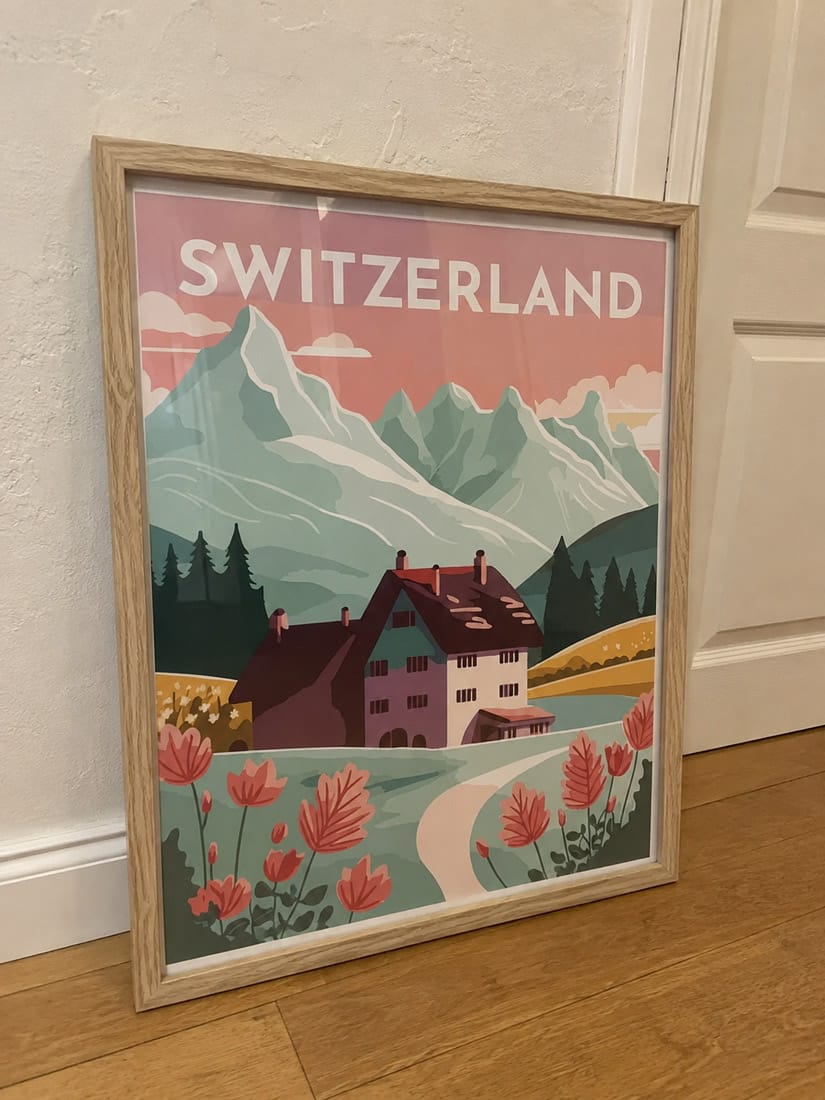 Customer photo review of Affiche Vintage Lucerne