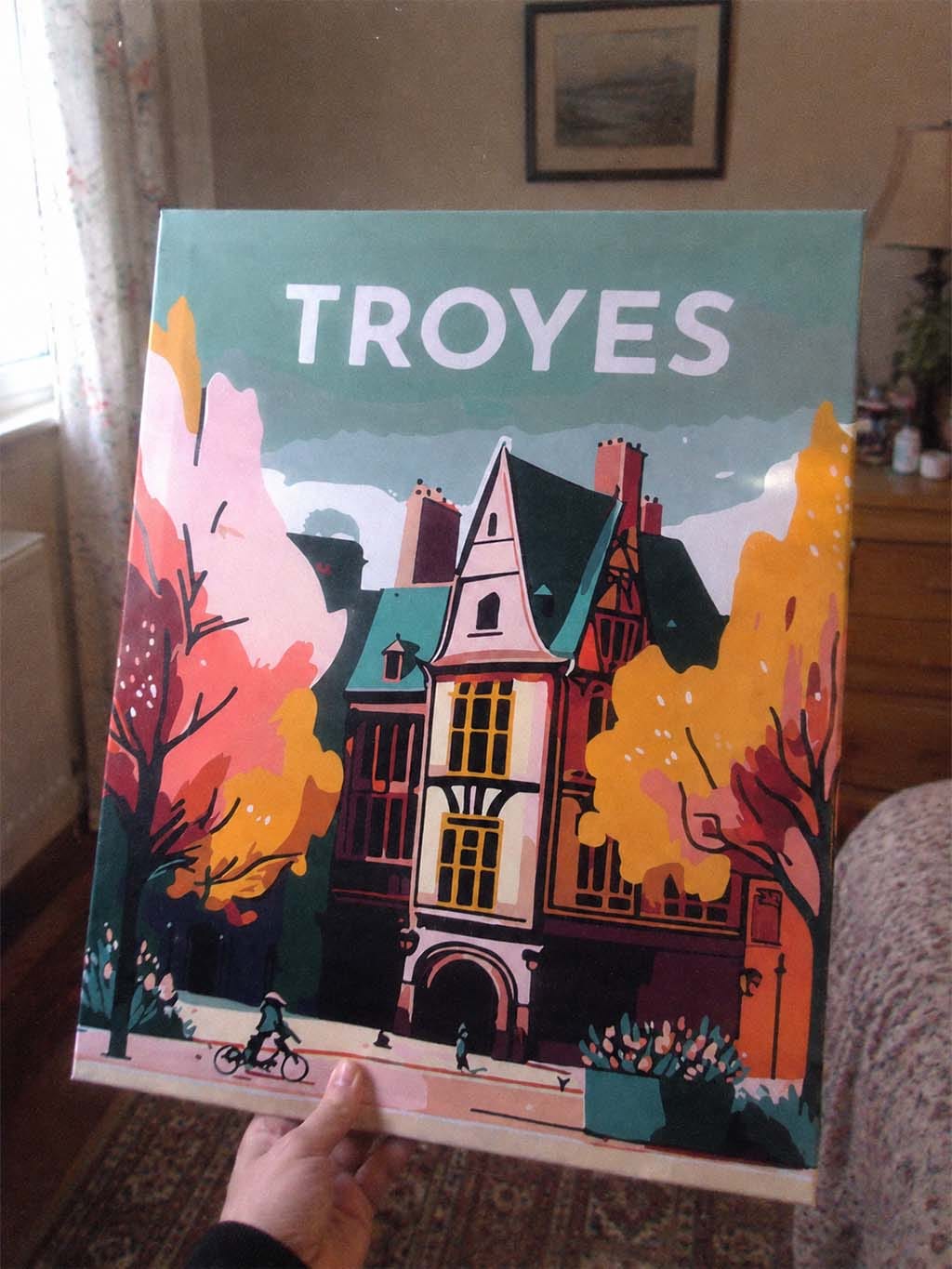 Customer photo review of Affiche Vintage Troyes