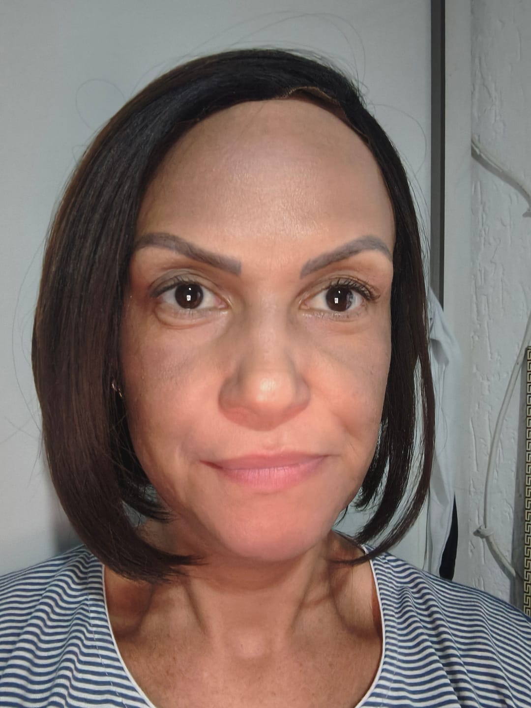 Customer photo review of Lace Front Mandy - Castanho Iluminada OP3027
