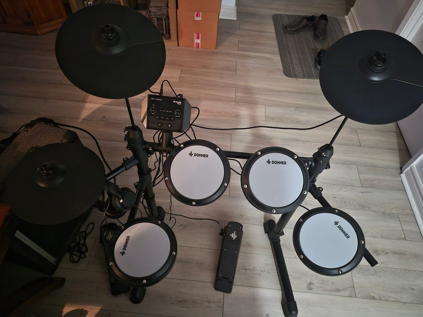Customer photo review of Donner DED-80 Budget Electronic Drum Kit