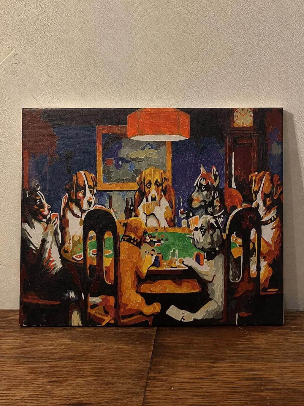 Customer photo review of Les Chiens jouent au Poker