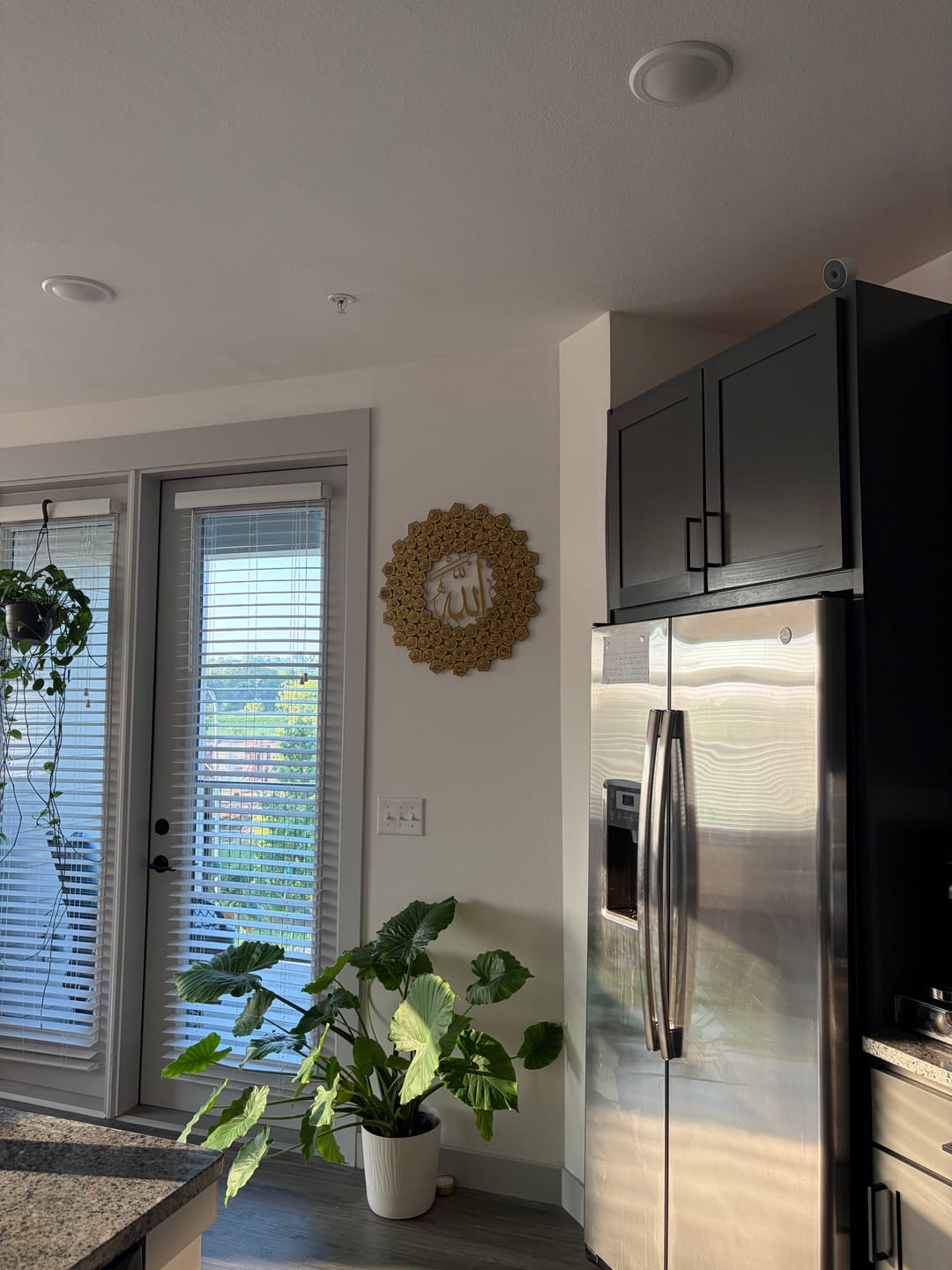 Customer photo review of 99 Names of Allah Asma-ul Husna Metal Islamic Wall Art