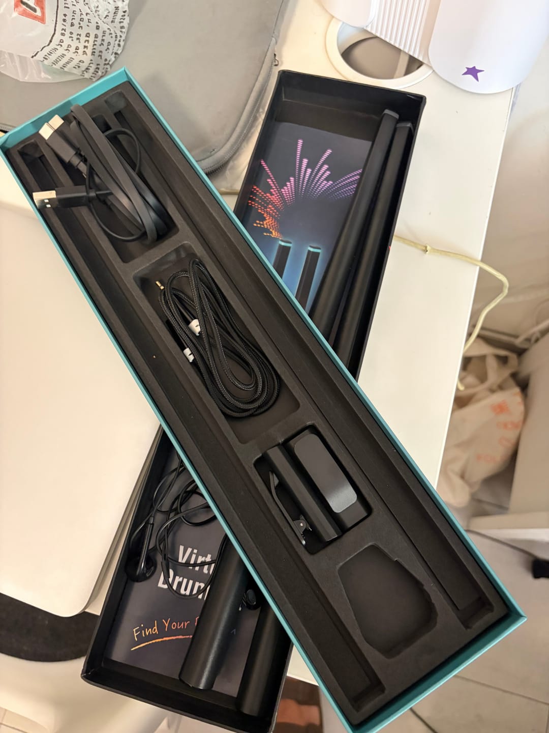 Customer photo review of מקלות תופים אלקטרוניים