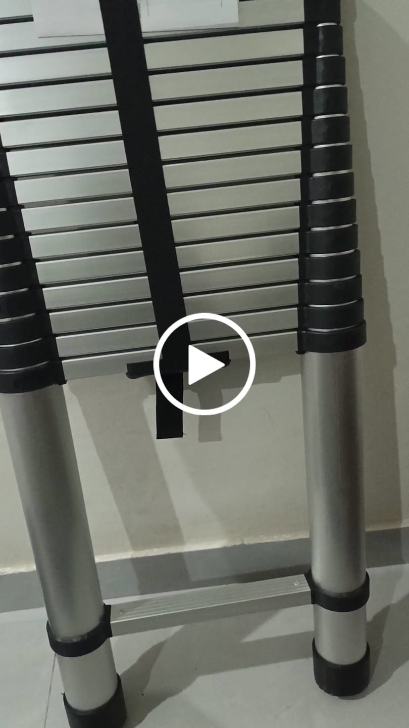 Customer video review of Lot Imported Telescopic Ladder
