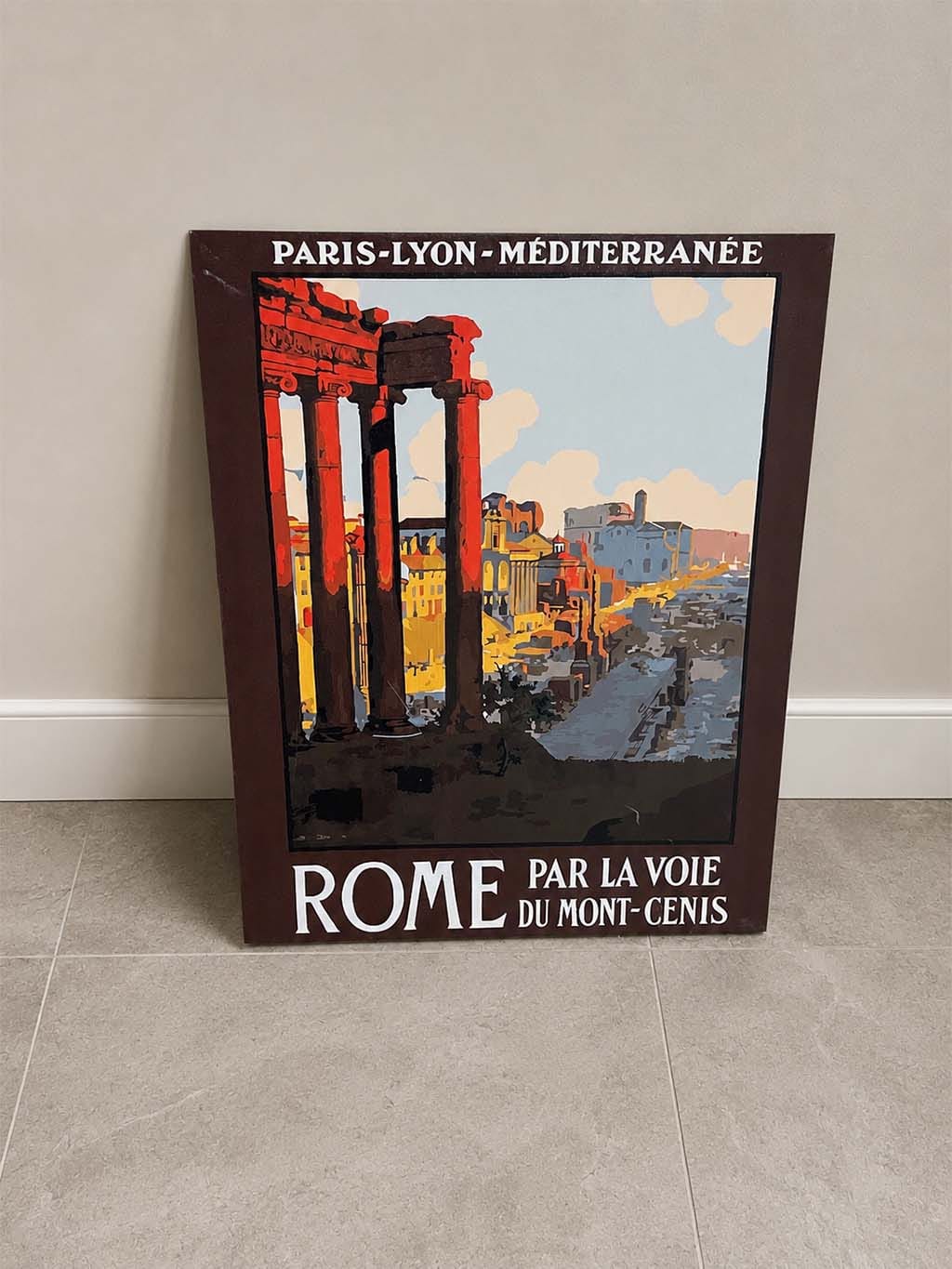 Customer photo review of Affiche vintage de Rome