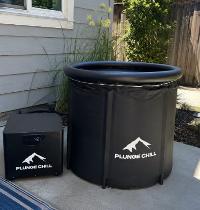 Customer photo review of Cold Plunge Tub with Chiller