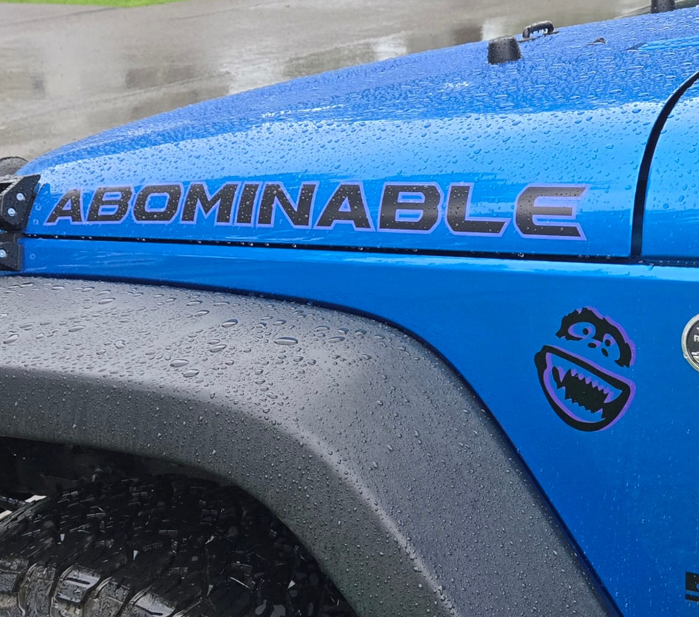 Customer photo review of Hood Lettering | Set of 2