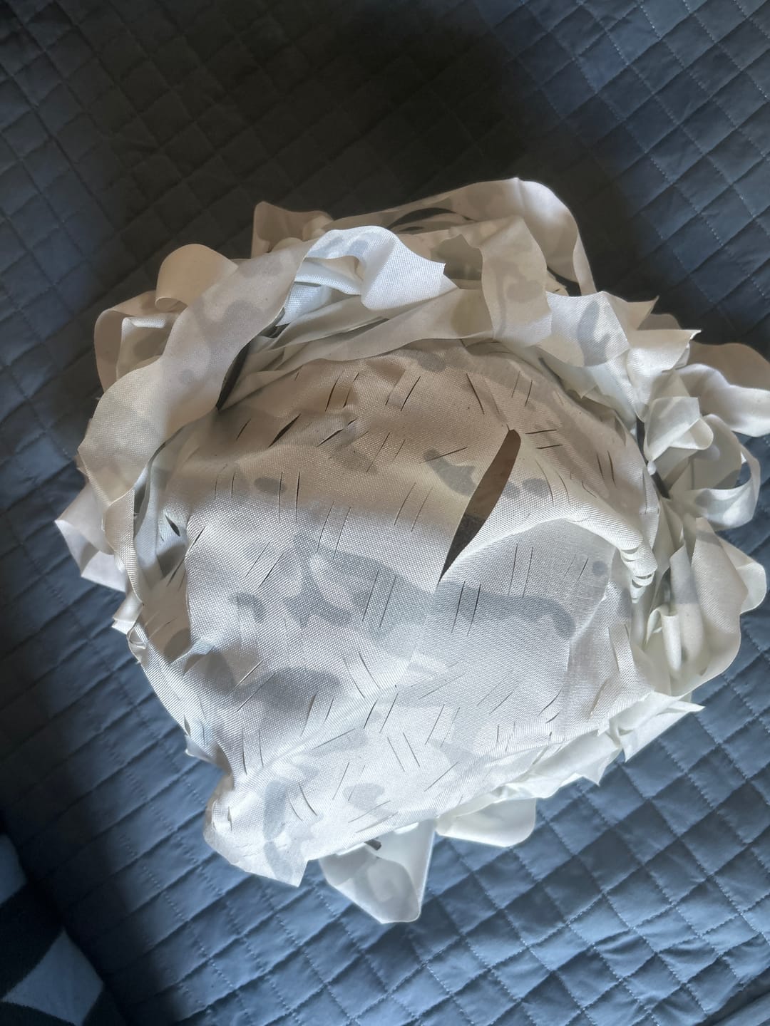 Customer photo review of Predator Ghillie™ Cabbage Patch Helmet Cover