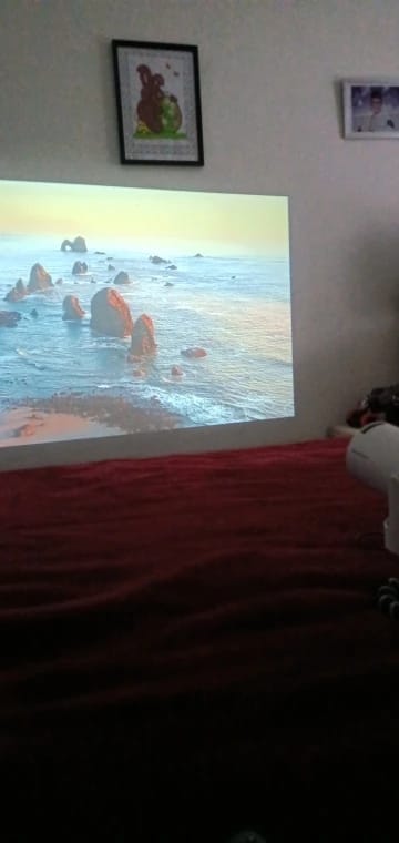 Customer photo review of BookGlow™ - Smart Projector